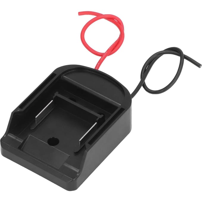 Adaptateur de batterie Convertisseur Station de recharge Connecteur d'alimentation 14AWG avec interrupteur pour bricolage 14,4‑60V Type 1