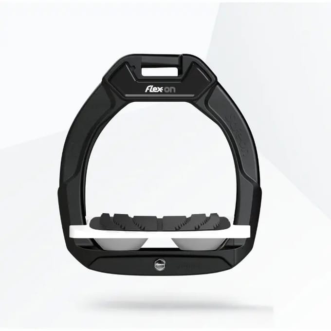 Veiligheids zadels met helling Grip Zwart/Wit/Grijs voor kinderen Flex-On Safe-On