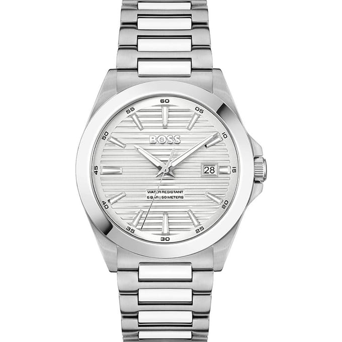 Hugo Boss - Heren Horloge Strike - Zilver