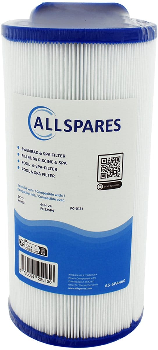 AllSpares Spa Waterfilter SC717 / 40260 / 4CH-24