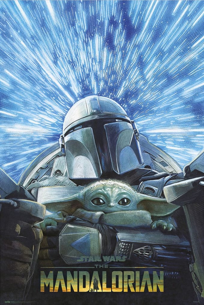 Poster Star Wars - The Mandalorian - Hyperspace 61x91,5cm