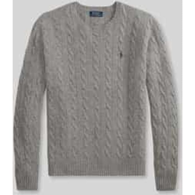 Regular fit pullover van mix van wol en kasjmier