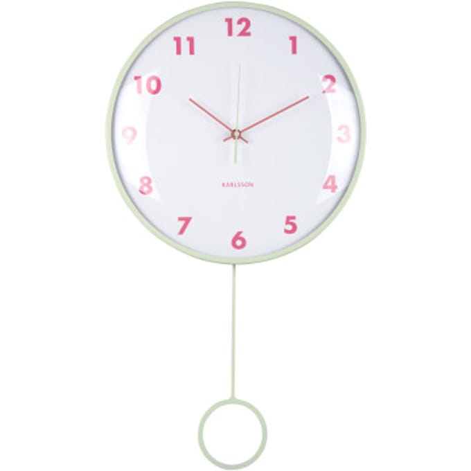 Karlsson wandklok cheeky dome pendulum zacht