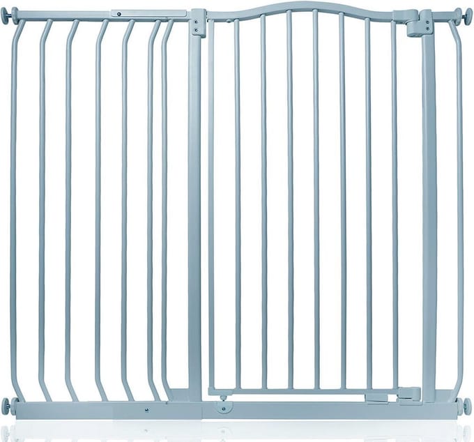 Safetots Klemhek met Gebogen Bovenkant, 107-116cm, Grijs, Hoog 100cm