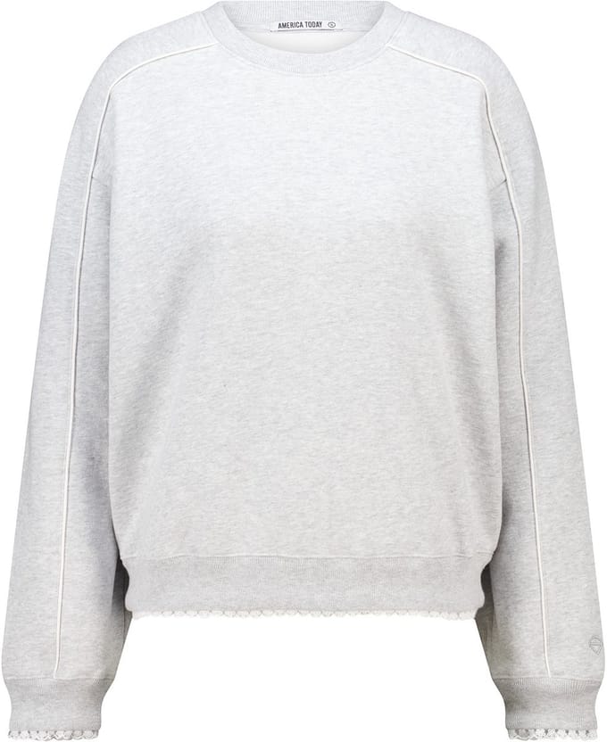 America Today Savannah Mid Grey Melange Taglia: M | Maglie a manica lunga Outlet | Donna | Grigio