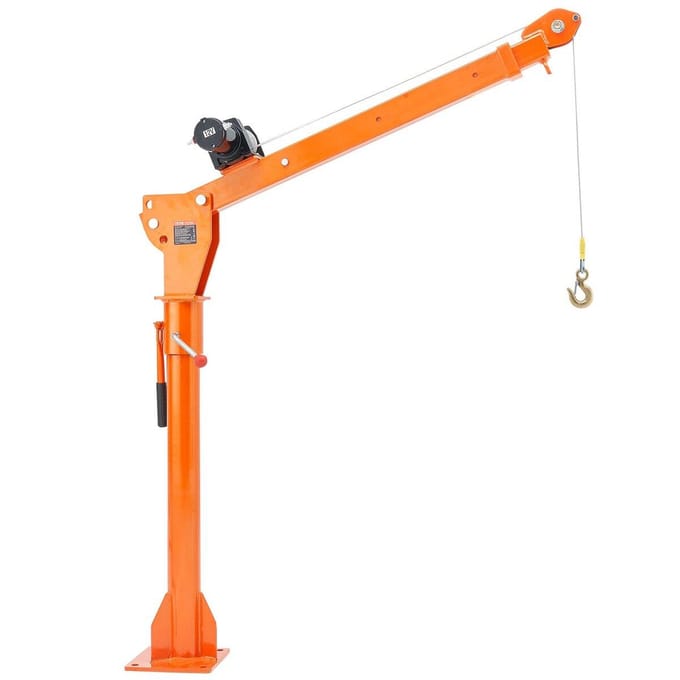 Elektrische Pick-up Truck Kraan Hijsapparaat Kraan 1100 lbs 360° Draaibare Hijsapparaat Lift