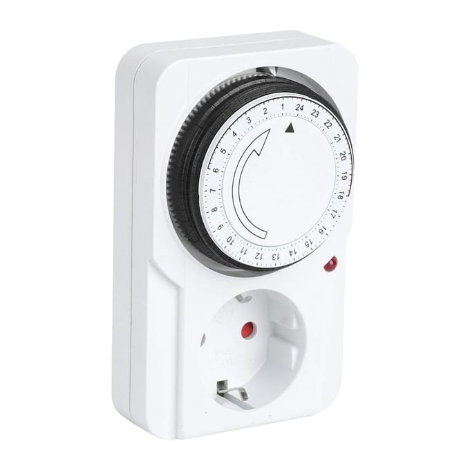 Tijdschakelaar Stopcontact Binnen Mechanisch 24 Uur Plug-In Stopcontact Timer Huis Veiligheidstool