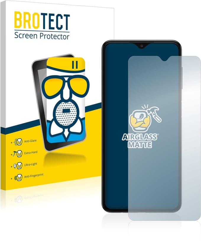 BROTECT - Screenprotector voor Samsung Galaxy A04s - Folie Beschermfolie Beschermglas matte