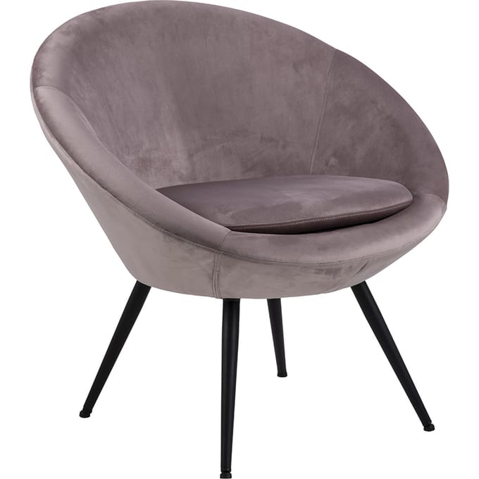 Smuk Velvet Fauteuil Lucena Dusty Rose Poten