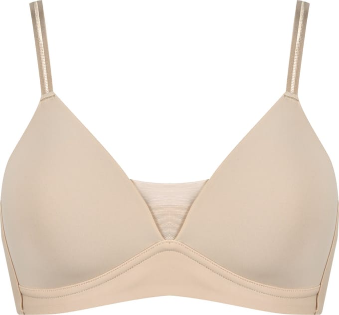 Naturana - Voorgevormde soft bh met mesh detail - 5758 - Beige - 70B