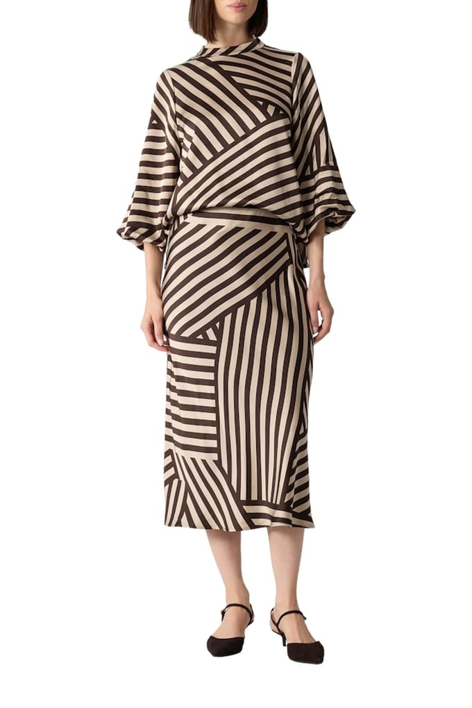 Blouse met pofmouwen voor dames COMMA