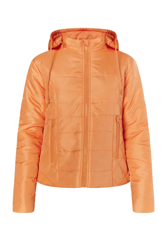 Mymo Licht gewatteerd jack Dames oranje