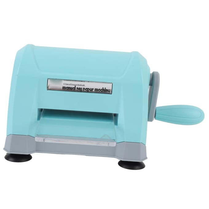 Stans- en Preegmachine A6 Kleine Handmatige Scrapbooking Stansmachine voor Wenskaarten white
