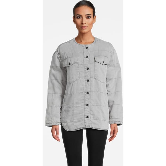 AllSaints Clark Denim Liner Stone Grey Taglia: 32 | Giacche di jeans Outlet | Donna | Blu