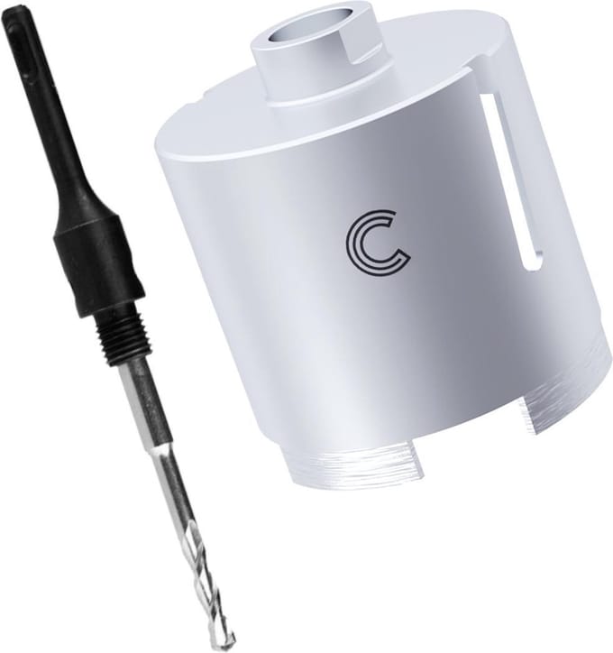 Diamant Dozenboor 82mm droog - inclusief SDS+ adapter - Professioneel