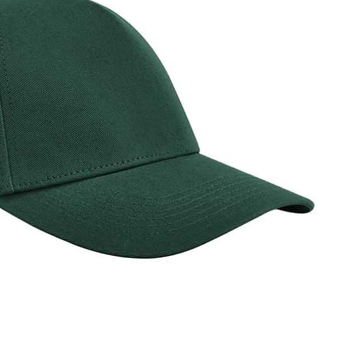 Beechfield EarthAware Klassieke Organic Cotton 5 Panel Baseball Cap (Fles groen)