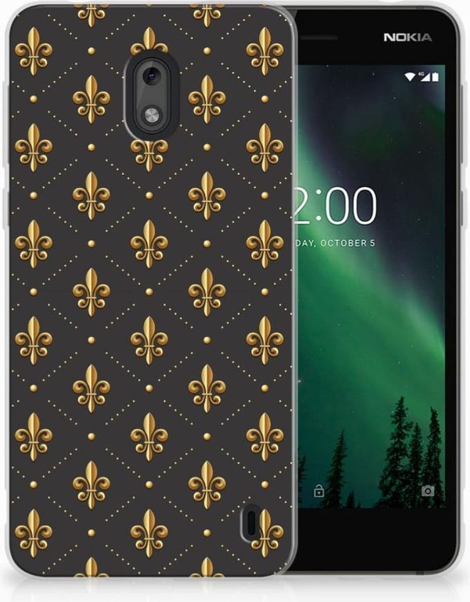 Nokia 2 TPU bumper Franse Lelie
