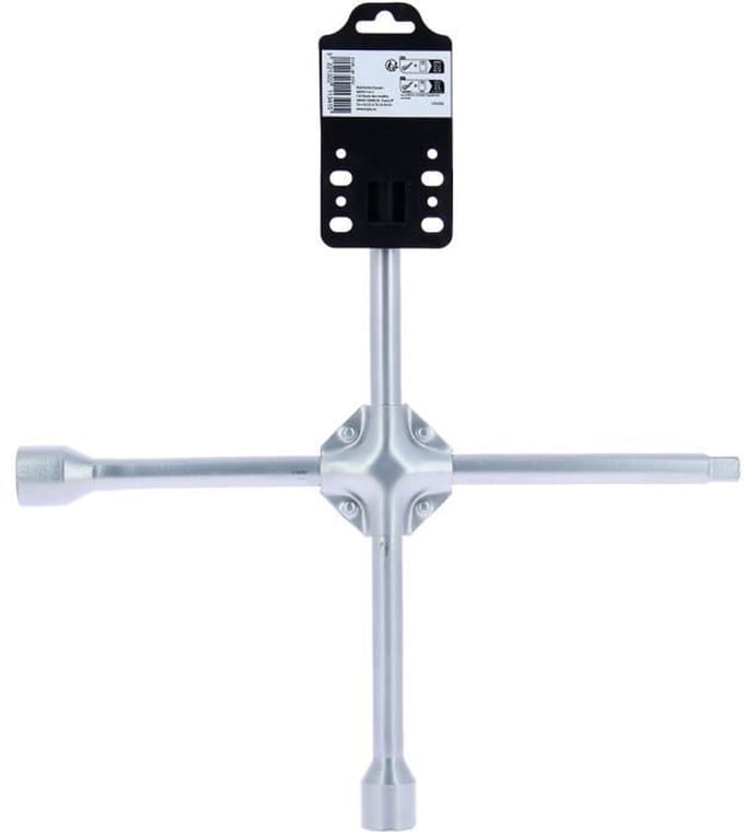 Versterkte kruissleutel - PRECISION STEEL - Doppen 17, 19, 21 mm