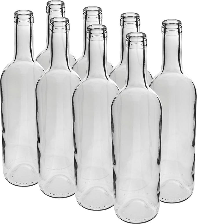 Wijnfles helder 0.75 liter