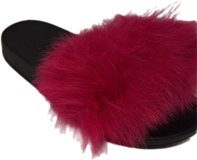 FLUFFY SLIPPER-FUCHSIA-870-SIZE 36