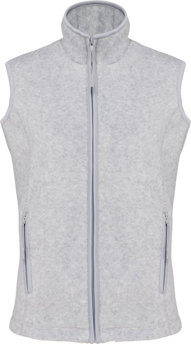 Kariban Bodywarmer van microfleece dames K906 - Ash Heather - S