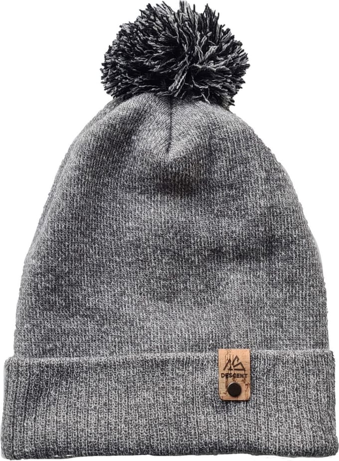 Descent - Muts - Basic met pom - Grijs - Beanie - Wintersport