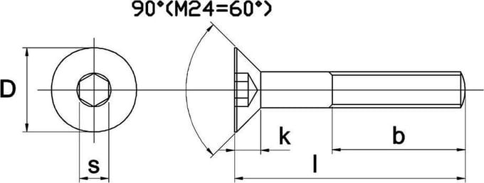 Inbusbout Pk RVS A4 M8x80mm - 100 stuks