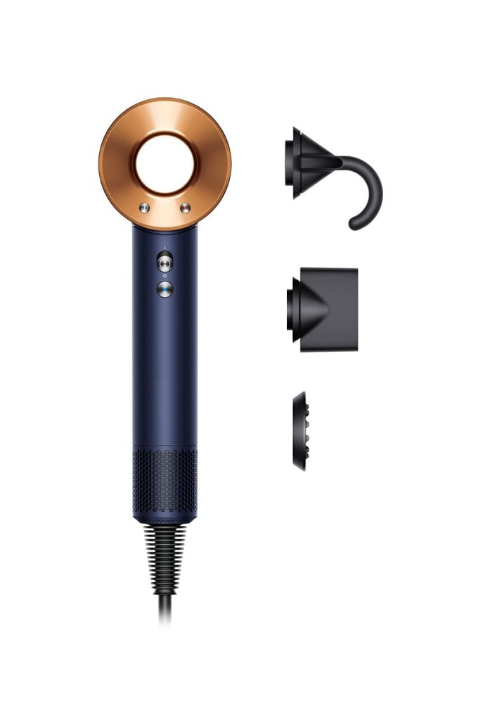 Dyson Sèche-cheveux Dyson Supersonic™ - cheveux raides à ondulés (Bleu de Prusse/Cuivré)