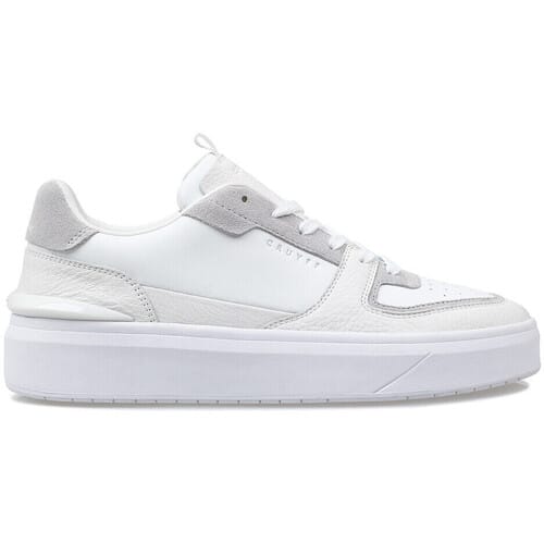 Cruyff Surefire Tennis Leather Heren Wit/Grijs Trainers