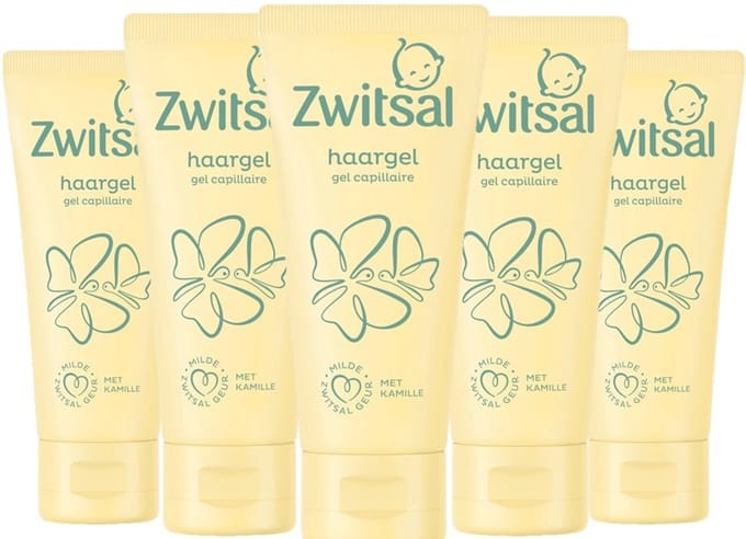 Zwitsal Haargel - Baby - 5 x 100 ml Voordeelverpakking