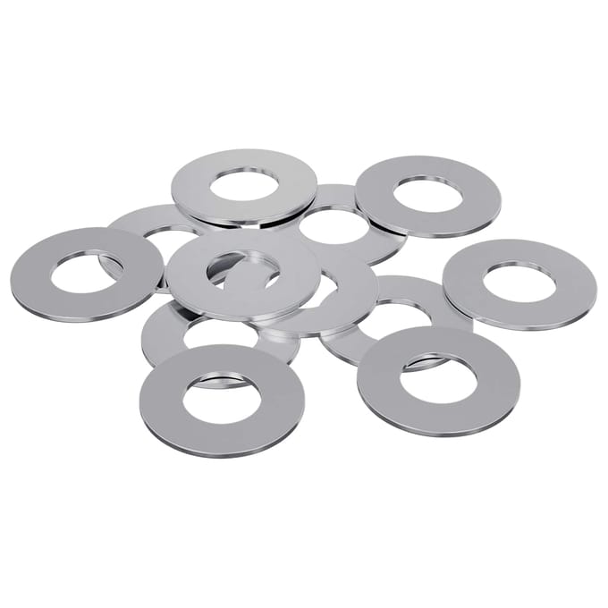 vidaXL - Washers - 12 - st - Zilver - 16 - x - 16 - x - 1,5 - cm - IJzer
