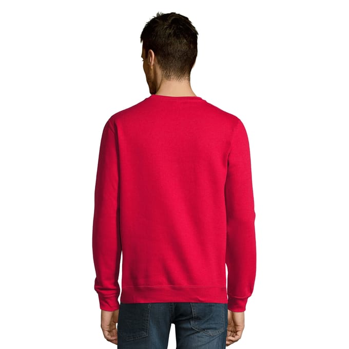 SOLS Uniseks Adult New Supreme Sweatshirt (Rood)