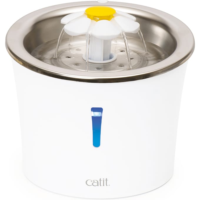 Catit Flower Drinkfontein van RVS 3Liter Katten