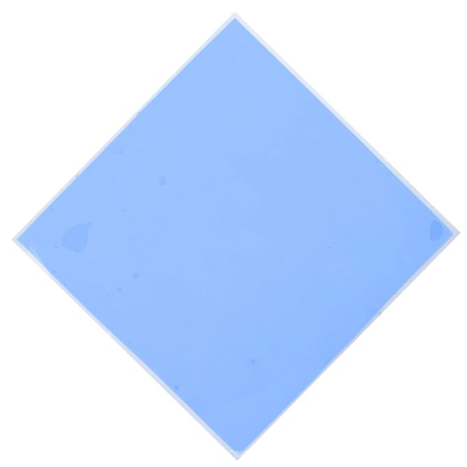 100mm x 100mm x 3mm CPU Chip Koellichaam Koeling Thermisch Geleidend Siliconen Pad gray