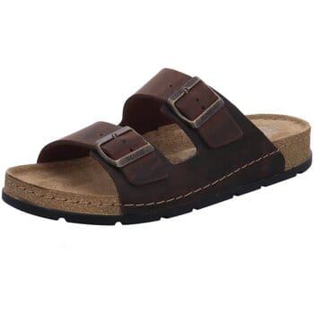 Rohde Leren Heren Slippers - Bruin - 41