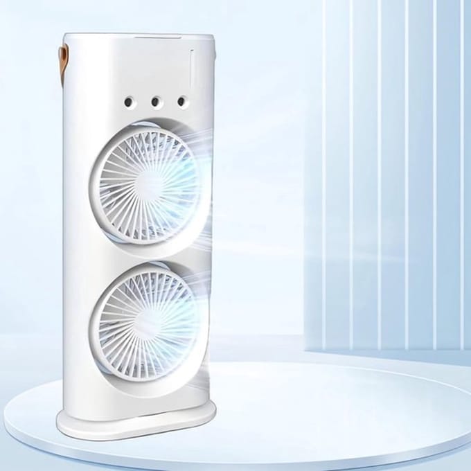 Solidchoice - Draagbare Mini Airconditioning Ventilator met Waternevel