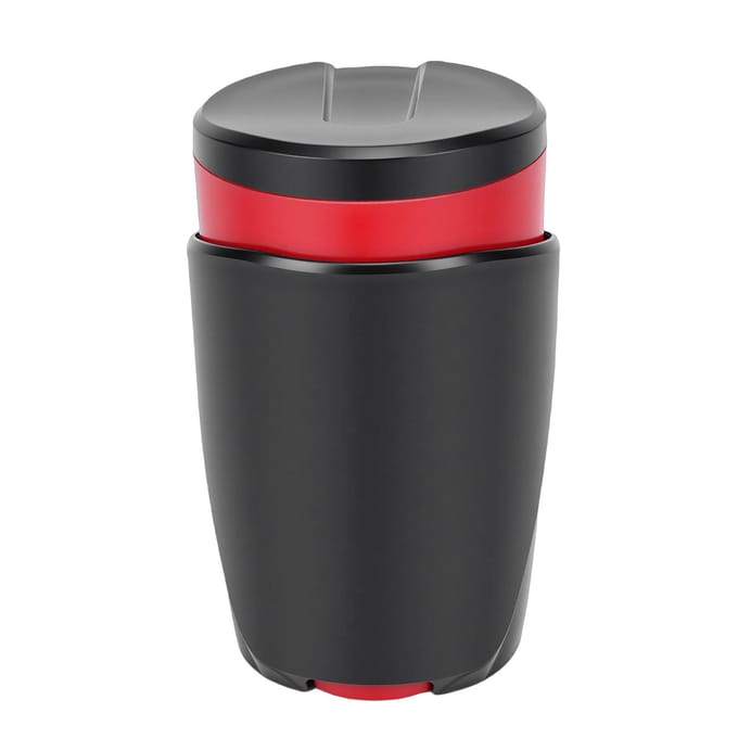 Draagbare Snackdispenser Druk om Los te Laten Houdt Handen Schoon Herbruikbare Pindadispenser Rood gray