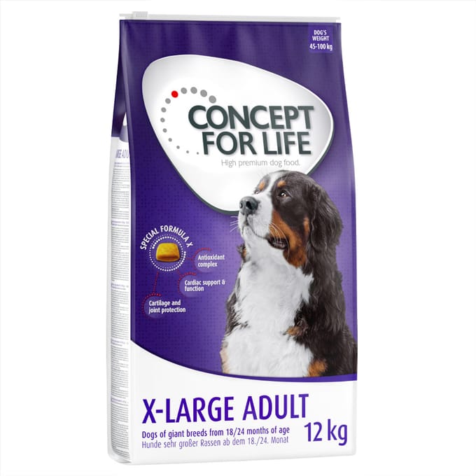 Dubbelpak Concept for Life: 2 x Grootverpakking Hondenvoer X-Large Adult (2 x 12 kg)