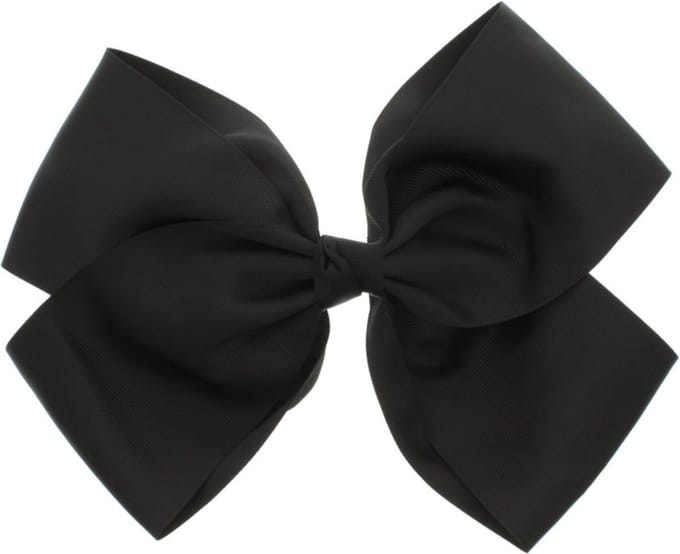 Zac's Alter Ego - Ribbon bow Haarclip - Zwart