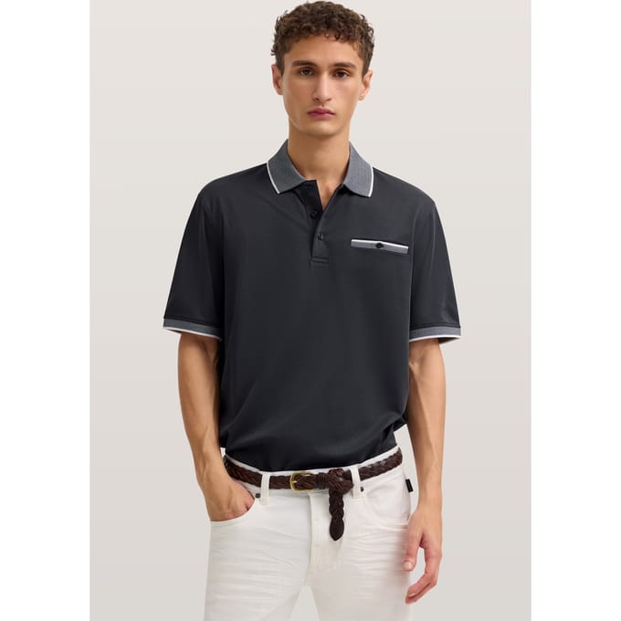 Bugatti Herren Polo shirt Modern Fit met borstzak