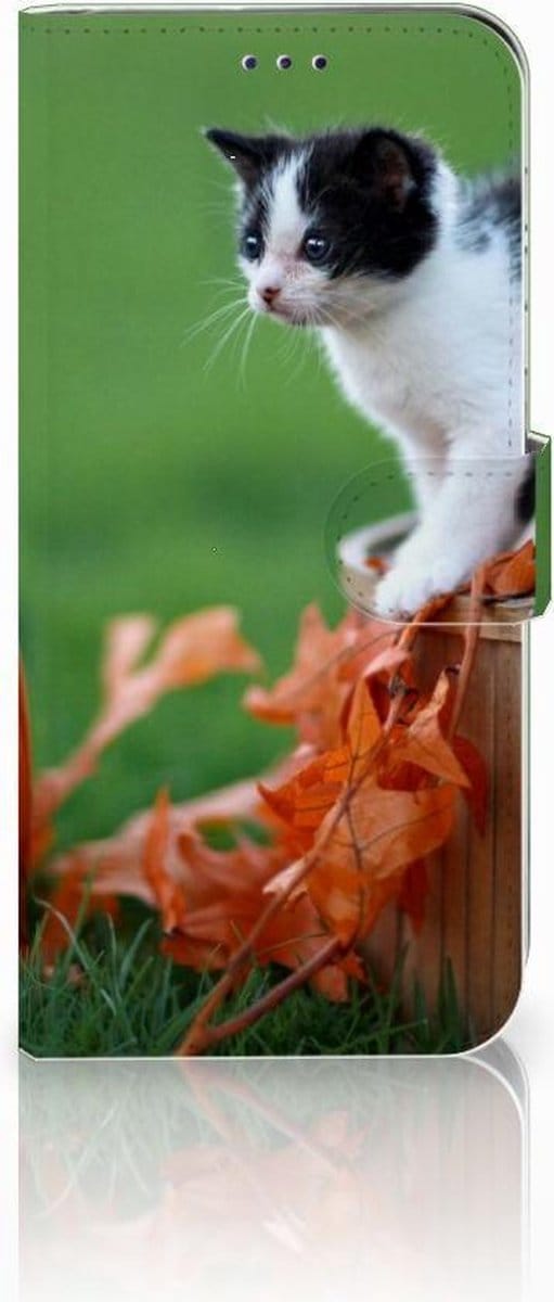 Samsung Galaxy A50 Telefoonhoesje met Pasjes Kitten