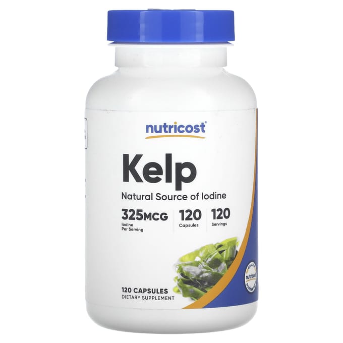 Nutricost, Varech, 325 mg, 120 Capsules