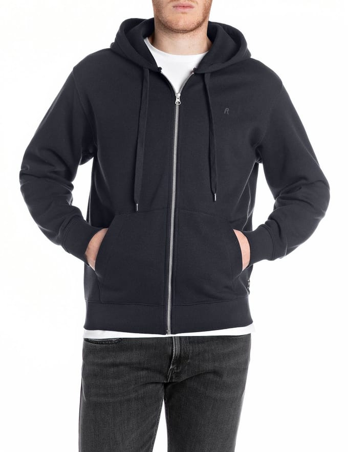 Replay Heren Sweatshirt regular fit Blauw S Volwassenen