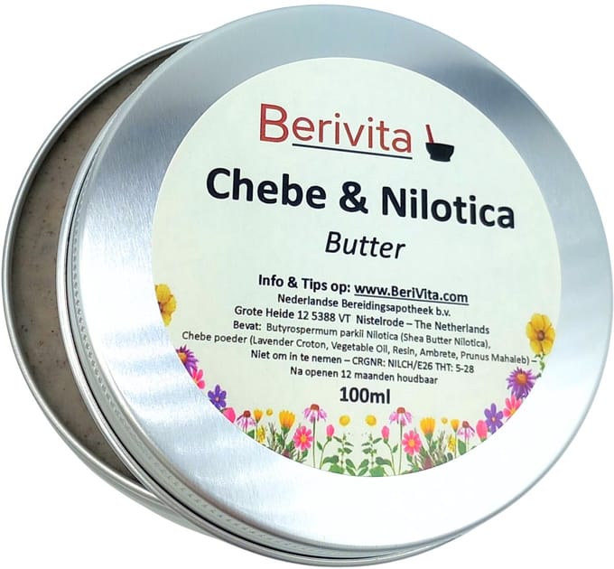 Chebe Butter Nilotica 100ml Haarbutter - Haarmasker met Shea Nilotica & Chebe Poeder
