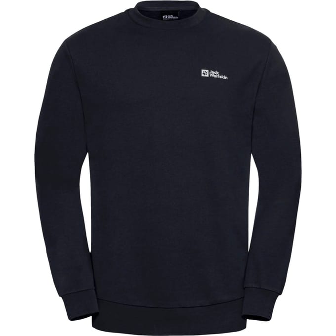 Jack Wolfskin Essential Crewneck Sweatshirt Blauw,Zwart 2XL Man