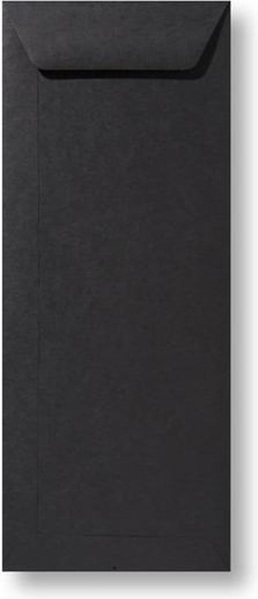 Envelop 12,5 x 31,2 Zwart, 100 stuks