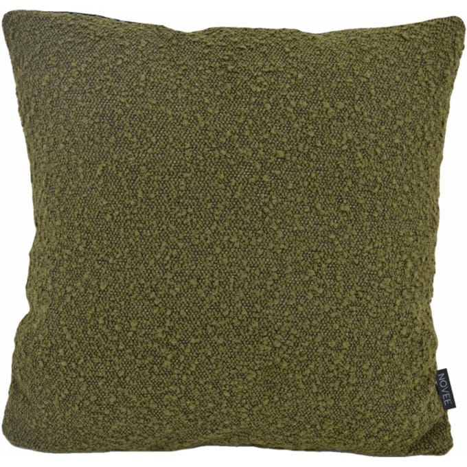 NOVÉE Sierkussen velvet boucle /zwart | 45 x 45 cm | velvet/polyester