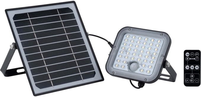 Ledvion - Solar LED Schijnwerper - 10W - 4000K - 1500L - IP65