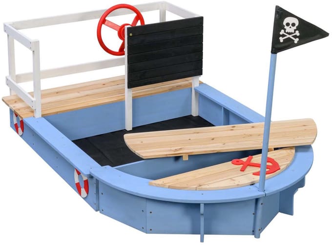 Swingking Houten Zandbak Kapitein Piratenschip