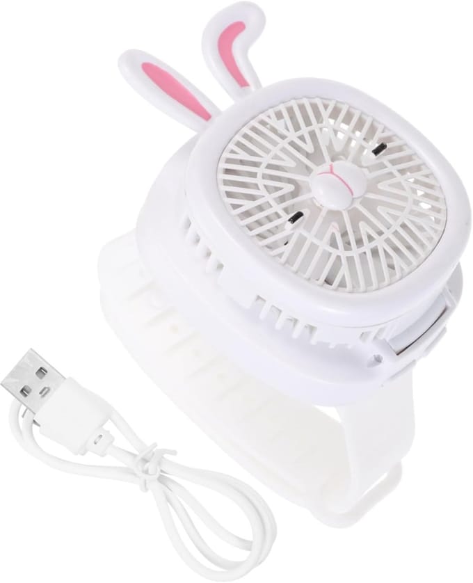 VHV - Polsventilator - USB oplaadbare polsventilator - USB oplaadbaar - verstelbaar - voor school, reis, wandelen, buiten